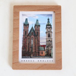 Hradec Králové - magnet rám masiv vklad