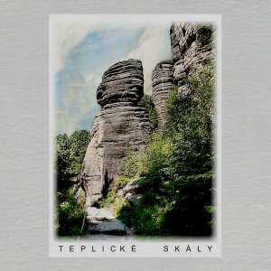 Teplické skály - pohled C6