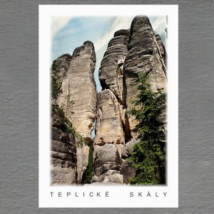 Teplické skály - magnet C6