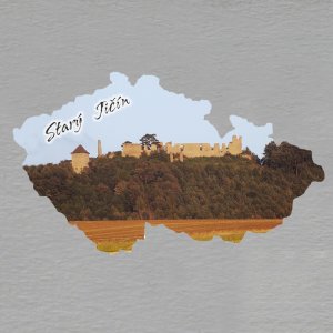 Starý Jičín - hrad - magnet mapa