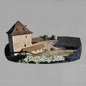 Starý Jičín - hrad - magnet ořez