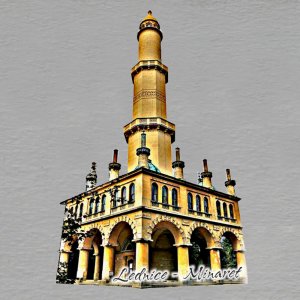 Lednice - Minaret - magnet ořez