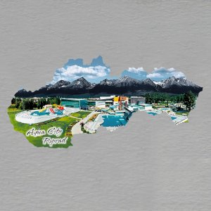 Aqua City Poprad - magnet mapa