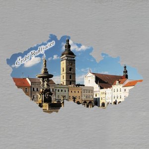 České Budějovice - magnet mapa