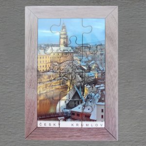 Český Krumlov - puzzle 20cm