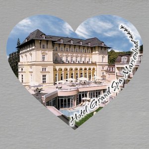 Hotel Grand Spa Marienbad - magnet srdce