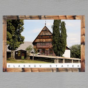 Dlaskův statek - magnet C6 rám dvojitý