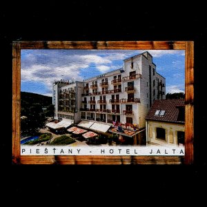 Piešťany - Hotel Jalta - magnet C6 rám