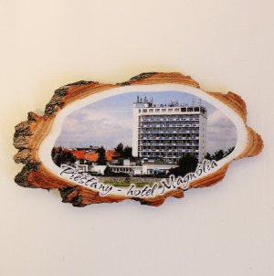 Piešťany - Hotel Magnólia - magnet kůra