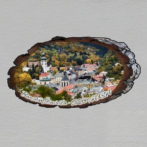 Banská Štiavnica - magnet kůra ovál