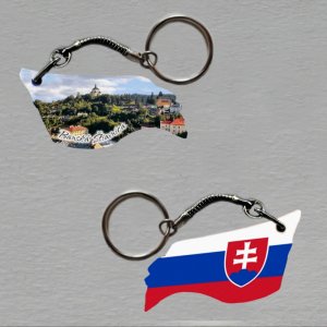 Banská Štiavnica -klíčenka vlajka