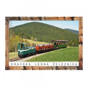 Oravská Lesná Železnica 5 - magnet C6 rám