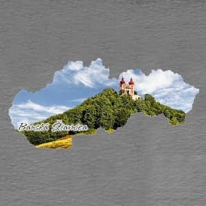 Banská Štiavnica - magnet mapa