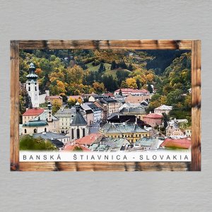 Banská Štiavnica - magnet C6 rám