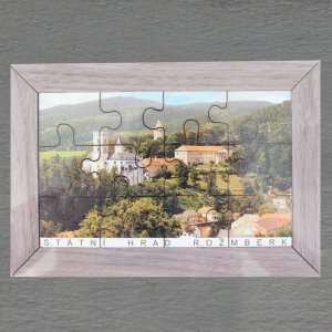 Rožmberk - puzzle 12 dílků