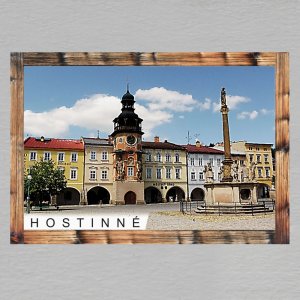 Hostinné - magnet C6 rám dvojitý