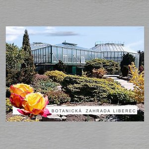 Liberec - Botanická zahrada - magnet C6 dvojitý