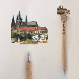 Praha - Hradčany - propiska s gravírem