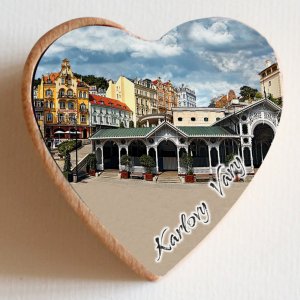 Karlovy Vary - Lázně - krabička srdce