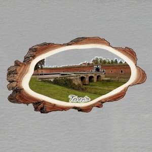 Terezín - magnet kůra prořez