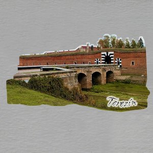 Terezín - magnet ořez