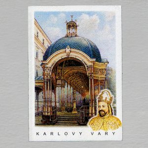 Karlovy Vary - Pramen - Karel IV. - magnet C6