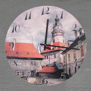 Český Krumlov 2 - hodiny kulaté