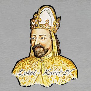 Loket - Karel IV. - magnet oře