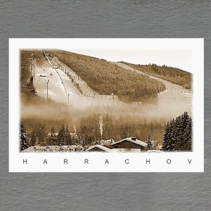 Harrachov - magnet C6 - sépie