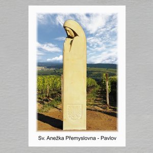 Sv.Anežka Přemyslovna - Pavlov - magnet C6