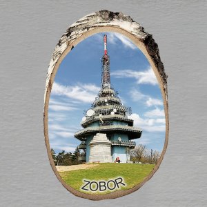 Zobor - magnet (tiskací písmo) bříza