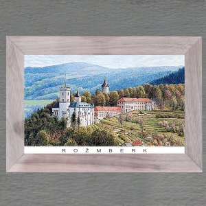 Rožmberk - obrázek s rámečkem