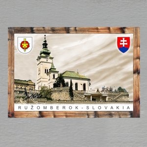 Ružomberok - magnet C6 rám dvojitý