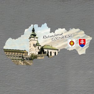 Ružomberok - magnet mapa