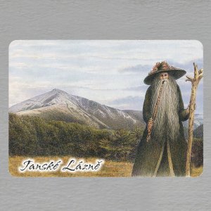 Janské Lázně - Krakonoš - magnet obdélník