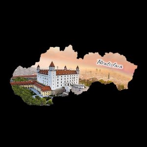 Bratislava - Hrad - magnet mapa