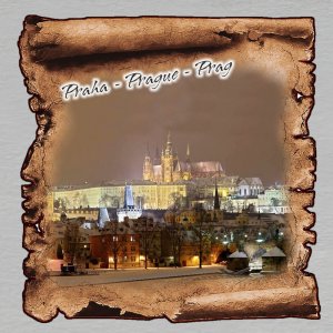 Praha - Hradčany - magnet papyrus