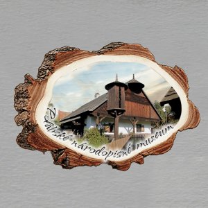 Přerov nad Labem - skanzen - magnet kůra malá