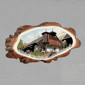 Přerov nad Labem - skanzen - magnet kůra