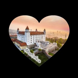 Bratislava - Hrad - magnet srdce