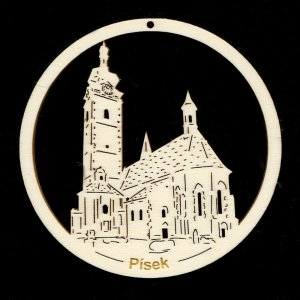 Písek - ozdoba kulatá