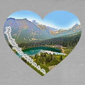 Popradské pleso - magnet srdce