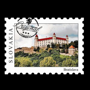 Bratislava - Hrad - magnet známka