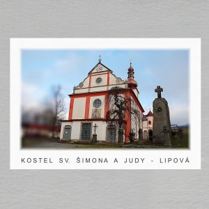 Lipová - Kostel sv.Šimona a Judy - magnet C6