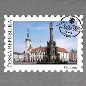 Olomouc - magnet známka