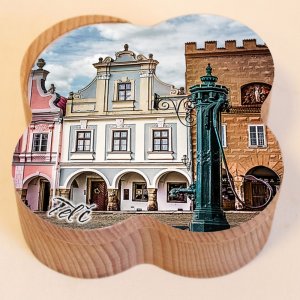 Telč - krabička čtyřlístek velká