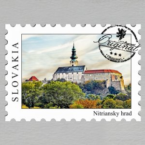 Nitriansky hrad - magnet známka