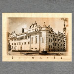 LItomyšl - Zámek - pohled C6 - sépie