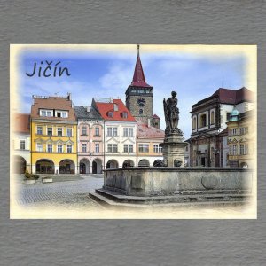 Jičín - Náměstí - pohled C6