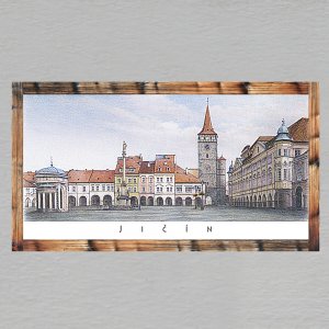 Jičín - Panorama - magnet DL rám